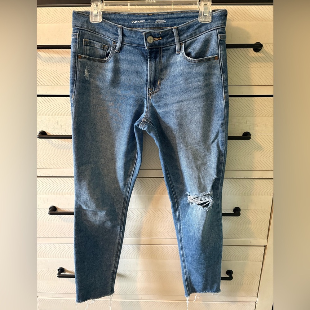 Old Navy Midrise Rockstar Super Skinny jeans